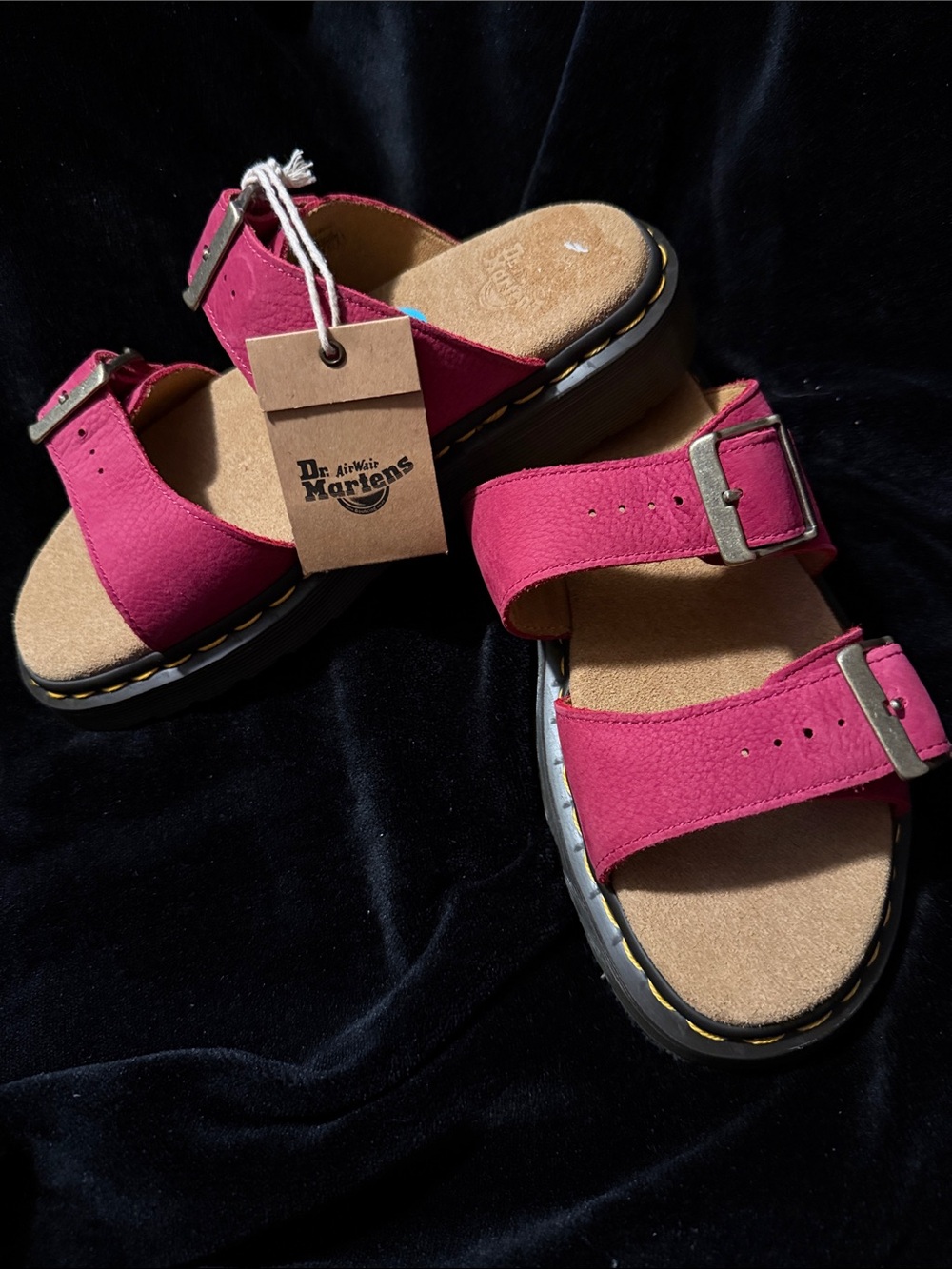 Dr. Martens Women’s Pink Double-Strap Sandals